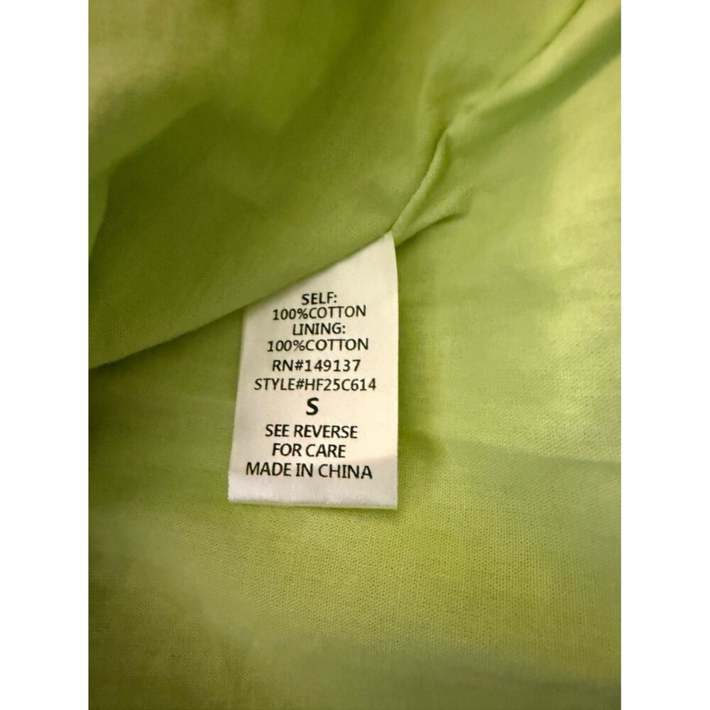 NWOT HYFVE Vibrant Green Eyelet Mini Dress - Picture 6 of 6
